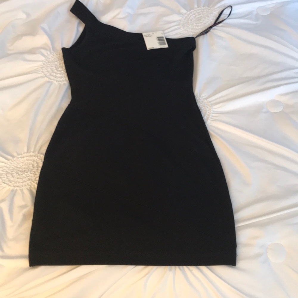 Black cocktail dress
